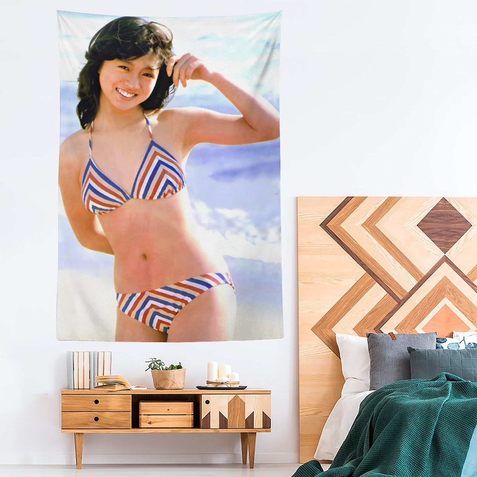 Amazon.co.jp: 中森明菜下着セクシー写真ポスター タペストリー 壁